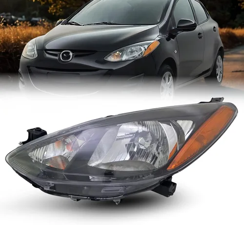Miniatura 10 de ALLIGATOR AUTO LIGHTS Repuesto para Mazda 2 Sport, Touring 2011-2014 compatible con DOT/SAE, juego de montaje de faros delanteros halógenos