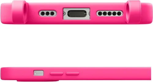Miniatura 4 de ZTOFERA Funda Crossbody para iPhone 15 Pro con Correa de Cordón Ajustable, Funda Suave de Silicona Líquida para iPhone 15 Pro 6.1 pulgadas - Rosa
