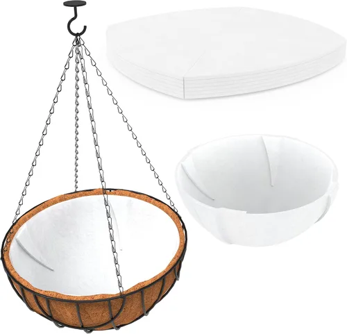 Revestimiento de cesta colgante de autorriego para almacenamiento de agua para revestimiento de coco absorbe la alfombrilla de agua, dispositivo de