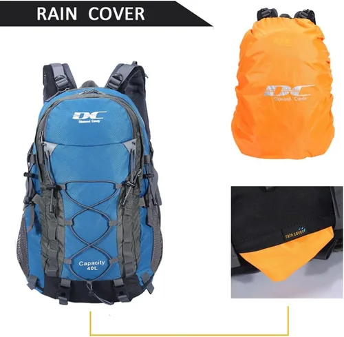 Miniatura 5 de Diamond Candy Mochila de Senderismo Impermeable para Hombres y Mujeres, Mochila Ligera de Día para Viajes y Campamento Waterproof Azul