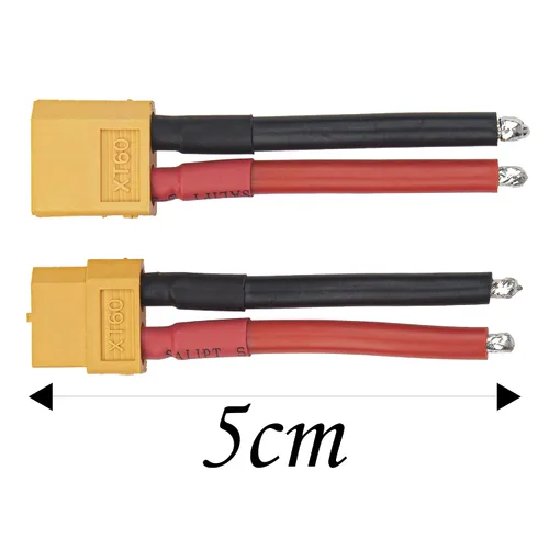 Miniatura 3 de 3 pares ShareGoo XT60 enchufe macho hembra conector con 1.969 in 14AWG cable de silicona para RC Drone Quadcopter Car Boat Lipo Battery ESC cargador
