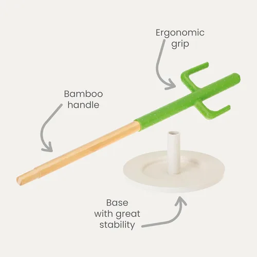 Miniatura 3 de Vigar Soporte de papel higiénico de cactus, soporte de papel higiénico independiente con almacenamiento para 5 rollos, soporte de papel higiénico