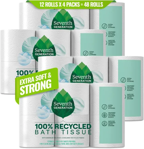 Seventh Generation Papel higiénico, 100494_4pk, 1, 4
