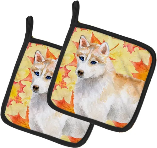 Miniatura 170 de Caroline's Treasures BB9655PTHD - Juego de soportes para ollas de cocina resistentes al calor, almohadillas calientes para horno, 7 1/2 x 7 1/2