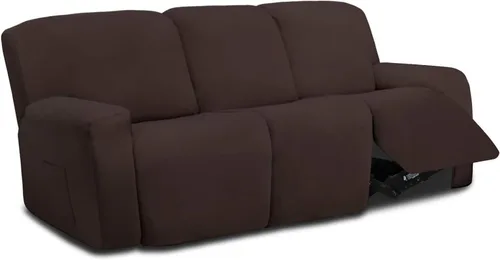 Miniatura 21 de Easy-Going - Funda elástica de microfibra para sofá reclinable seccional, suave vellón ajustable a tu sofá de 2 cuerpos, lavable, protege tus