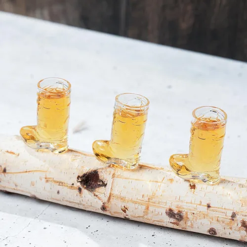 Miniatura 7 de Juego de vasos de chupito de botas de vaquero – Real (no plástico), decoraciones de despedida de soltera, fiesta temática del oeste y vaquero