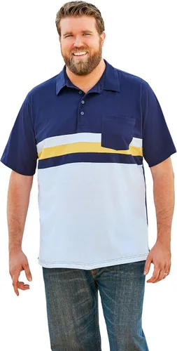 Miniatura 5 de KingSize Polo de golf ligero con bolsillo para hombre grande y alto