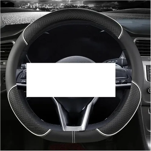 Miniatura 8 de Funda de cuero sintético para volante de automóvil, tipo D para Nissan para X-Trail para Qashqai para Rogue for Sport para Rogue 2017 2018 2019 2020
