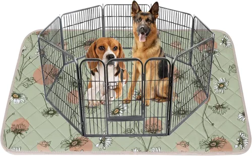 Miniatura 23 de IEUUMLER EU007 - Almohadillas lavables para perros, paquete de 2, antideslizantes e impermeables, reutilizables, para entrenamiento de cachorros