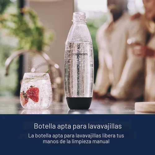 Miniatura 5 de SodaStream - Máquina de agua con gas Terra - KIT DE INICIO - Elaborador de agua con gas con CO2 y Bubly Drop - Ecológico, sin necesidad