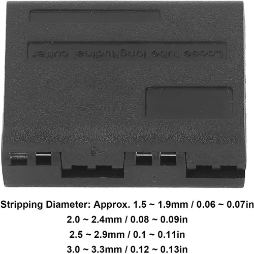 Miniatura 2 de Pelacables de fibra óptica, cortadora de tubo de cable de 0.059-0.130 in, pelacubos sueltos, separador de tubo de fibra óptica, separador de cable