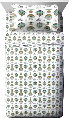 Miniatura 18 de Jay Franco Juego de sábanas infantiles de dibujos animados con sábanas bajeras, planas y funda de almohada, ropa de cama ultrasuave con funda