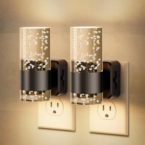 Miniatura 16 de JandCase Luz nocturna, luces nocturnas automáticas enchufables a la pared, luz nocturna LED regulable con brillo ajustable, luces nocturnas