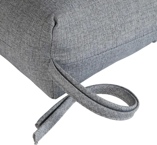 Miniatura 3 de South Pine Porch Cojín para silla de respaldo alto para exteriores, gris jaspeado