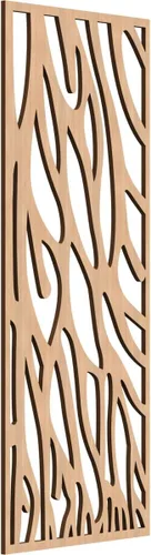 Miniatura 155 de 9 3/8"W x 24 3/8"H x 1/4"T Bristol Decorativos Paneles de Pared de Madera Calado, Cereza
