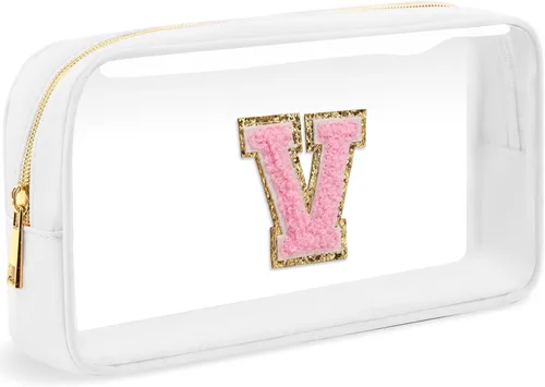 Miniatura 23 de Bolsa de Maquillaje Transparente Pequeña Bolsa de Cosméticos Bolsa de Viaje de Artículos de Aseo Bolsa Transparente con Cremallera Bolso Organizador