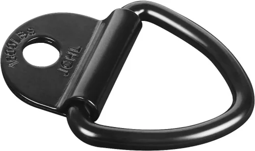 Miniatura 8 de Anclajes de amarre de carga, 10 piezas de anillo en V de acero de 2 pulgadas de diámetro, anclaje para remolque para carga en camiones, camionetas