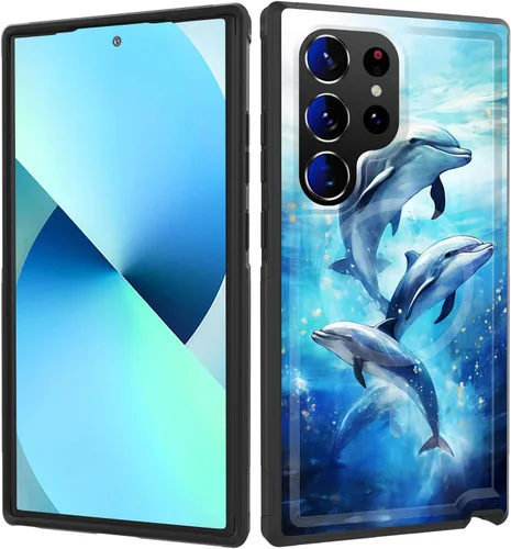Miniatura 134 de Funda magnética para Galaxy A16 5G, [compatible con MagSafe] [protección contra caídas de grado militar] Funda resistente a prueba de golpes