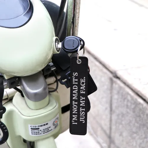Miniatura 3 de Llavero de motocicleta para motocicletas, scooters, automóviles, bicicleta, mochila Llavero de motocicleta Etiqueta de llave Etiqueta Jet Llavero