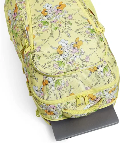 Miniatura 4 de Vera Bradley Mochila plana reciclada Lighten Up Reactive Lay para mujer, Jardín Sunlit, talla única