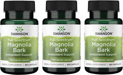 Miniatura 9 de Swanson Magnolia Bark Antioxidante Apoyo 400 Miligramos 60 Cápsulas