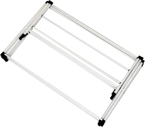 Miniatura 10 de Honey-Can-Do Large Folding Metal Clothes Drying Rack - 31" Wide Oversized Laundry Stand - 26 Ft Drying Capacity - Heavy Duty Portable Airer for