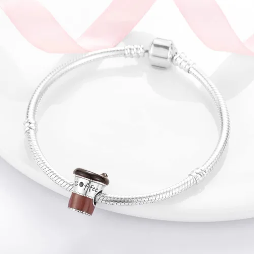 Miniatura 2 de XinYouZhi 925 Sterling Silver Charms for Pandora Bracelets and Necklaces Princess Dress Heart Bear Beads Dangle Pendants Jewelry Birthday Charms for