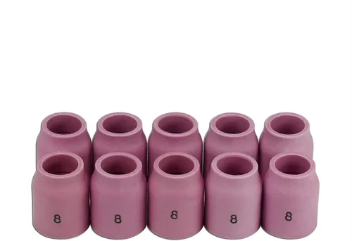 Miniatura 18 de RIVERWELD TIG - Vasos de vidrio con boquilla de cuarzo transparente 53N60 6# 3/8 pulgadas 0.374 in, 53N61 7# 7/16 pulgadas 0.433 in, 53N61S 8# 1/2