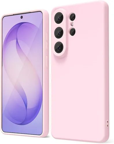 Miniatura 10 de oakxco Funda para teléfono Samsung Galaxy S21 Ultra con agarre de silicona líquida, bonita funda delgada y delgada de goma suave de TPU lisa