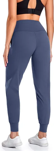 Miniatura 26 de Oalka - Pantalones deportivos para mujer, con cintura alta y bolsillos, para hacer deporte, yoga y entrenar
