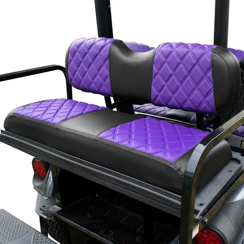 Miniatura 10 de Fundas para Asiento de Carrito de Golf NOKINS Compatibles con Club Car Precedent/DS/EZGO RXV/TXT/Yamaha Drive, Almohada Trasera Estándar del Mercado
