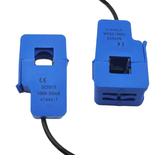 4 unids 100A/50mA SCT013000 Sensor de transformador dividido no invasivo SCT-013-000 Transformador de sensor de corriente de núcleo dividido, azul,