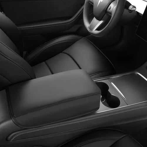 Miniatura 6 de Funda de asiento impermeable para Tesla Model 3 2017, 2018, 2019, 2020, 2021, 2022, 2023, color negro, modelo 3