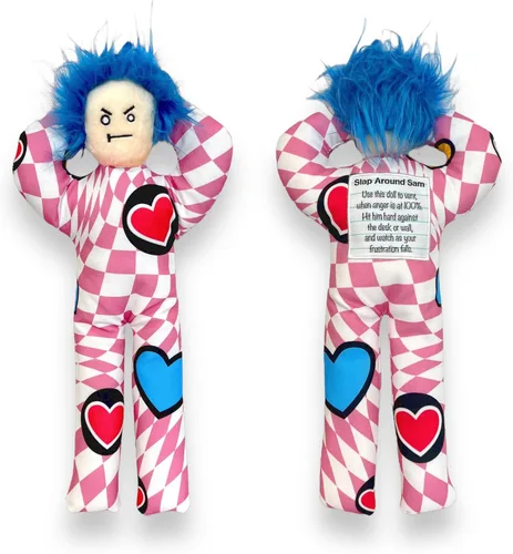 Miniatura 7 de Regalo Gracioso y Divertido - Alivio del Estrés - Muñeca Slap Around Sam - para Amigos, Compañero de Trabajo, Hombres, Mujeres, Esposo, Esposa