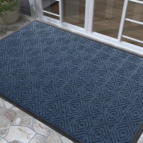 Miniatura 28 de Yimobra Alfombra para Puerta Delantera Exterior Entrada 29.5x17, Impermeable Resistente Alfombras Exteriores para Puerta Delantera, Alfombra