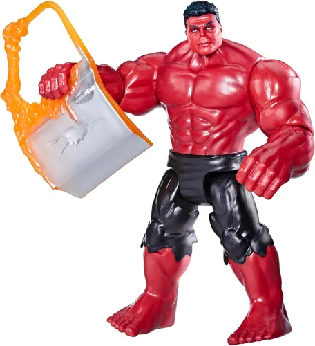 Marvel Avengers Epic Hero Series - Figura de acción de Capitán América: Brave New World Red Hulk, juguetes de superhéroes de 4 pulgadas para niños a