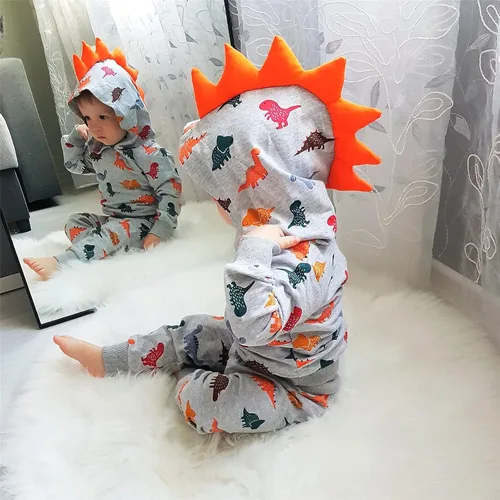 Miniatura 4 de Conjunto de sudadera con capucha y pantalones, de manga larga, con varios diseños, para bebé o niño