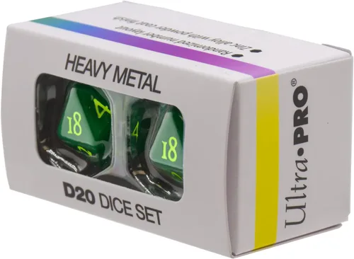 Miniatura 4 de Ultra PRO - Dados D20 vívidos de 2 ct. Perfecto para juegos MTG, DND y juegos de rol