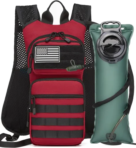 Miniatura 9 de Mochila de Hidratación Aislada para Senderismo Mochila de Agua Chaleco para Correr con Bolsa de Vejiga TPU de 3L para Maratón Ciclismo Hombres
