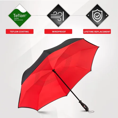 Miniatura 3 de Repel Umbrella Large Umbrellas for Rain Windproof - Easy Automatic Open & Close, Heavy Duty Reinforced Fiberglass Frame - Portable, Folding, Compact
