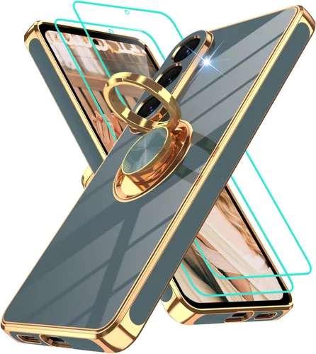 Miniatura 41 de Gritup Funda para Samsung Galaxy A14 5G: Funda Samsung A14 con 2 Protectores de Pantalla, Soporte de Anillo con Rotación 360°, Soporte Magnético