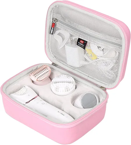 Miniatura 8 de FBLFOBELI Funda rígida compatible con Philips Depilator Series 2000 BRE227/00 y Satinelle Essential BRE235/04 y Philips HP6401/Braun Depilator