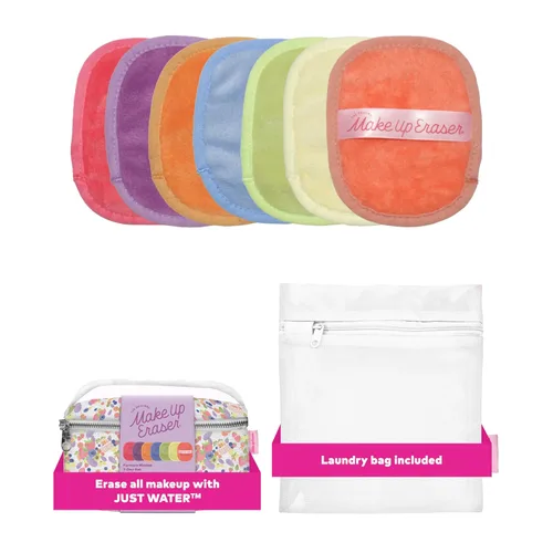 Miniatura 17 de El juego original de 7 días de MakeUp Eraser borra todo el maquillaje con solo agua, incluyendo rímel impermeable, delineador de ojos, base, lápiz