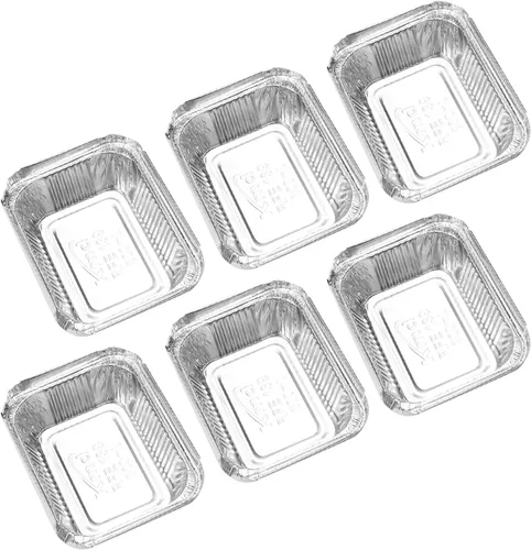 Miniatura 21 de Othmro Recipientes de alimentos de papel de aluminio de 3.2 x 1.5 pulgadas (DiaxH), bandejas desechables para llevar, 100 sartenes redondas de papel