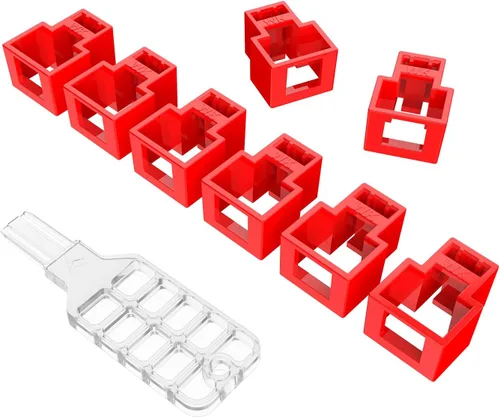 Miniatura 8 de 20 unidades de bloqueo de cable de red RJ45 con 1 llave, cable de red RJ45 con bloqueo, cable Ethernet con bloqueo, súper categoría 5 categoría 6