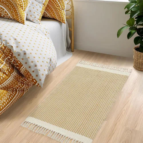 Miniatura 8 de Lahome Alfombras de Baño Bohemias, Tapete Pequeño de 2 x 3 pies para Puerta Principal, Alfombra Ligera de Cocina, Alfombra de Área de Algodón Tejido