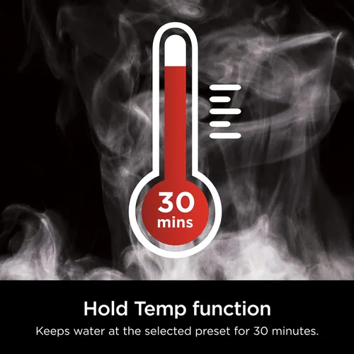 Miniatura 3 de Ninja KT200 - Hervidor eléctrico de temperatura de precisión, 1500 vatios, sin BPA, inoxidable, capacidad de 7 tazas, ajuste de temperatura de Acero