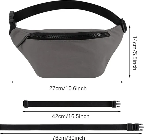 Miniatura 6 de BieFuDan Riñonera ajustable para niños y niñas, bonita cangurera de moda para niños, bolsa de entrenamiento deportivo, viajes, correr, llevar