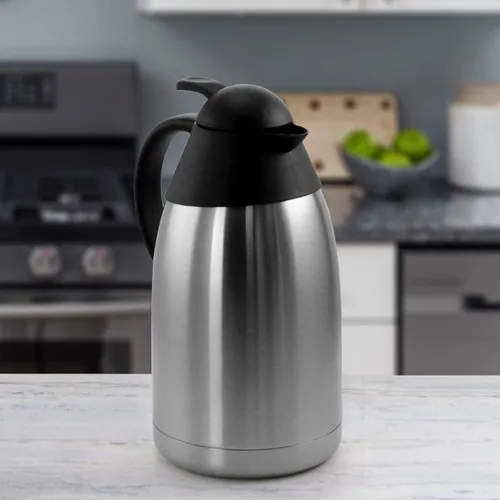 Miniatura 4 de MegaChef Jarra térmica de acero inoxidable de 2 cuartos para café y té