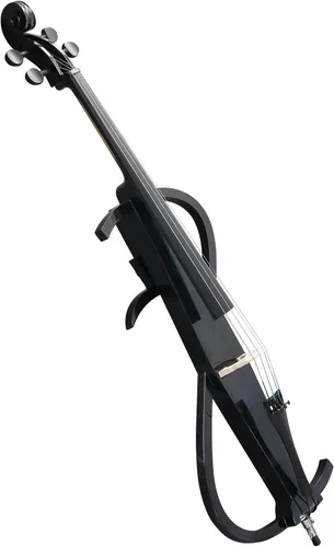 Miniatura 4 de Kit de violonchelo eléctrico de tamaño completo para adultos, principiantes, juego completo de violonchelo 4/4 con bolsa portátil, arco, colofonia